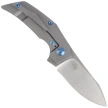 Nóż składany Reate T2500 Gray Titanium / Carbon Fiber, Satin M390 by Tashi Bharucha