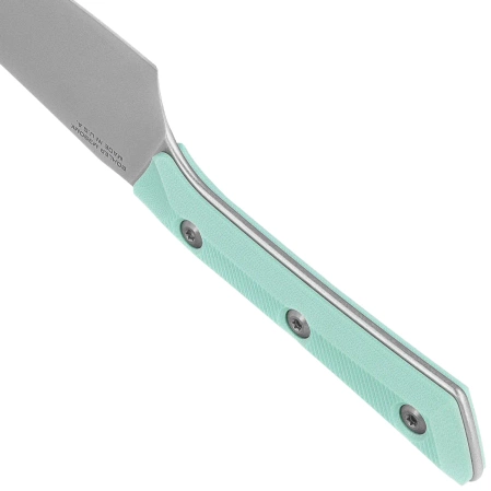 Nóż kuchenny Microtech Santoku 4.2'' Caribbean Blue G10, Stonewashed M390MK (3300-10CA)