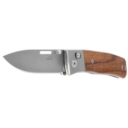 Nóż składany LionSteel NiNi Titanium Bolsters / Santos Wood, Satin M390 by Gianni Pauletta (NN2 ST)