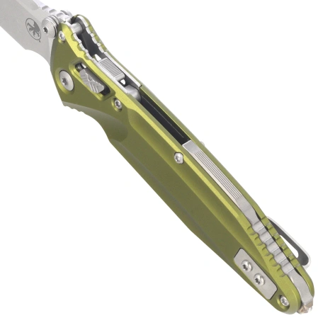 Nóż składany Microtech Socom Delta Ram-Lok S/E-M OD Green Aluminium, Stonewashed M390MK (159RL-10OD)