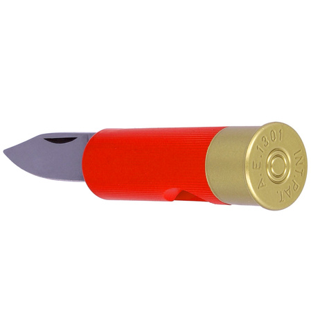 Maserin Cartridge 70/R Knife Red Nylon, Stainless Polished