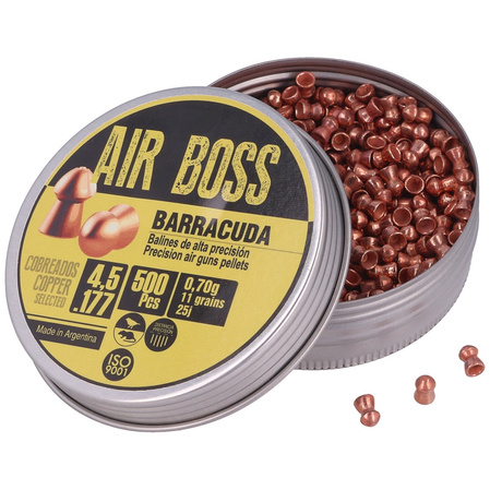 Śrut Apolo Air Boss Barracuda Copper 4.52 mm, 500 szt. 070.g/ 11.0gr (30002-2)