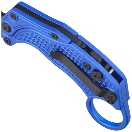 Nóż grawitacyjny Reate EXO-K Gravity Karambit Blue Aluminium, Black PVD N690 (EXO-K BLU.PVD)