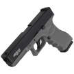AIrgun Set 66: Niksan Defence NKS GL17 Grey Blow‑Back 4.5 mm Air Pistol, 1400 BBs, 10 CO₂ Cartridges, 100 Targets