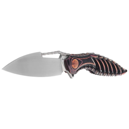 Rike Knife RK-Thor6-M-BP Black / Purple Titanium, Satin M390