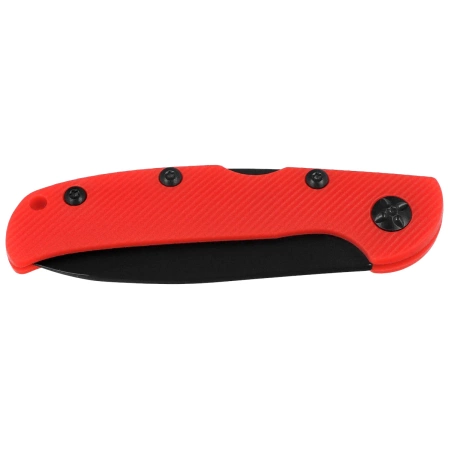 Third Decor Habitat Knife Red Nylon, Black 420 (TH-N76R)