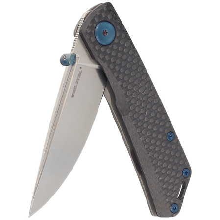 Nóż składany Real Steel Luna Boost Black Carbon Fiber/Titanium, Satin N690 by Poltergeist Works (7076)