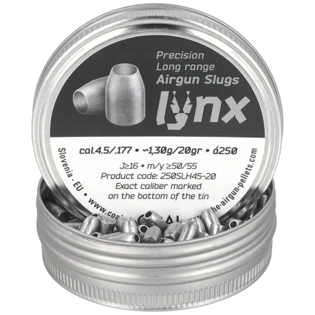 Śrut Coal Lynx HP Slug 20 4.5 mm, 250 szt. 1.29 g / 20.00 gr (250SLH45-20)