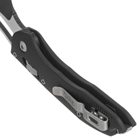 Nóż składany Microtech Stitch S/E Fluted Black G10, Black / Satin M390MK by Sebastijan Berenji and Tony Marfione (169RL-1FLGTBK)