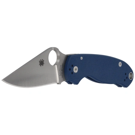 Spyderco Para 3 Cobalt Blue G10, Satin CPM SPY27 by Sal, Eric Glesser (C223GPCBL)