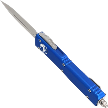 Microtech OTF Ultratech D/E Navy Blue Aluminium, Stonewashed M390 by Tony Marfione (122-10NA)