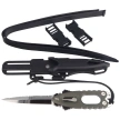 MAC Coltellerie Gunster Diving Knife Green FRN, Satin MA5 by Moris Baroni (GNR11.V)
