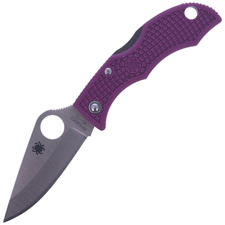 Spyderco Ladybug 3 FRN Purple Plain knife (LPRP3)