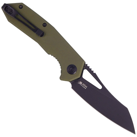 Nóż składany Kubey Knife New Vagrant Tan G10, Darkwashed AUS-10 (KU291E)