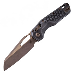 Nóż składany Microtech MSI S/E Brushed Metal Claw Bronzed Aluminium, Apocalyptic M390MK by Tony Marfione (210-13APBMCWS)