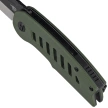 Bestech Explorer Knife Green G10, Satin/Black D2 (BG37B)