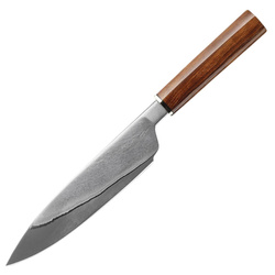 Nóż kuchenny Xin Cutlery XinCraft 8'' Chef, Ironwood, Acid-Etched 440C San Mai Forged (XC138)
