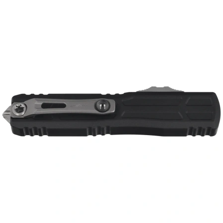 Microtech Ultratech Gen III EX-ZBP Bayonet Signature OTF Knife Black Aluminum, Stonewashed M390MK by Tony Marfione (1120EX-10S)