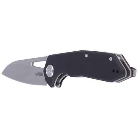 Nóż składany Kubey Knife New Vagrant Black G10, Sandblast AUS-10 (KU291A)