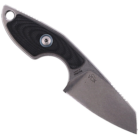 Nóż na szyje MKM Mikro 2 Black G10, Stonewashed M390 by Jesper Voxnæs (MKMR02-GBK)