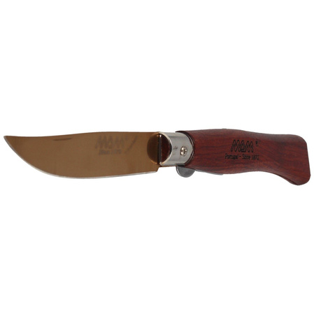 MAM Bronze Titanium, Bubinga Wood 83mm Knife (2084)