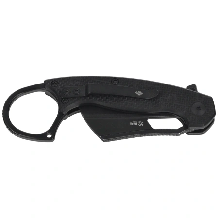 Nóż składany Kizer Dodo Karambit Black G10, Black Stonewashed Nitro-V by Giedymin (V2702A3)