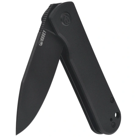 Kubey NEO Knife Black G10, Blackwashed AUS-10 by Keanu Alfaro (KU371B)