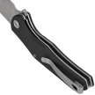 Kubey Flash Knife Black G10, Satin San Mai M2 (KU158O)