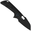 Kizer Takahe Knife Black Titanium, Matte DLC Ultra S35VN by Ben Taubert (Ki3701A2)