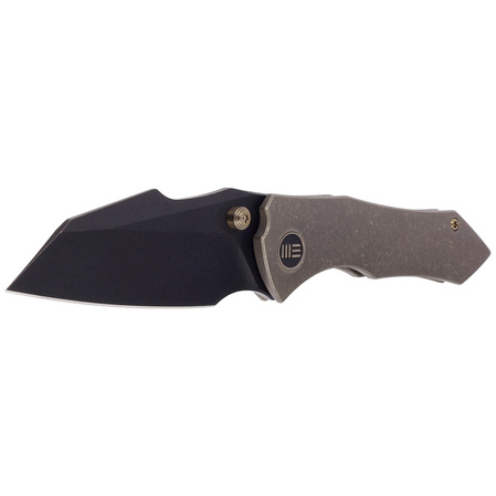 Nóż składany WE Knife High-Fin Bronze Titanium, Black Stonewashed CPM 20CV by Gavko Knives (WE22005-2)