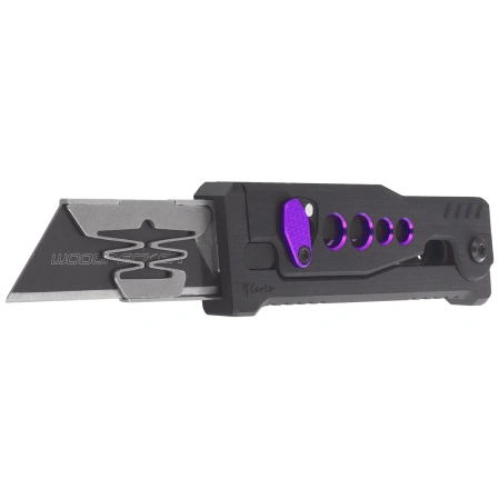 Nóż grawitacyjny Reate EXO-U Black with purple hole Aluminium, Stainless Steel (EXO-U BK.PU)