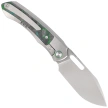 Nóż składany Remette Orca Gray Titanium/Kelp Bed CamoCarbon, Pearlescent M390 (ORCAKD)
