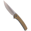 CIVIVI Knife Asticus Brass Stonewashed, Satin Finish (C2002E)