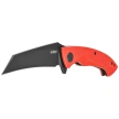 Kubey Anteater Knife Red G10, Blackwashed 14C28N (KU212F)