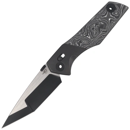 Nóż składany Bestech Cetus Bronze Black Titanium / Carbon Fiber, Black PVD / Satin M390 by Poltergeistworks (BT2304C)