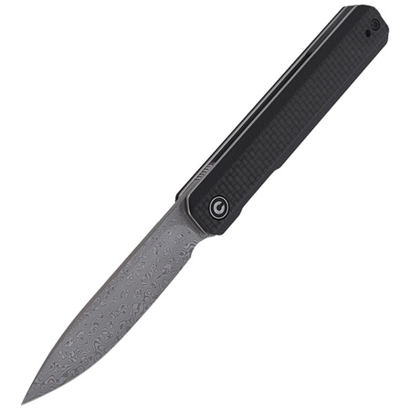 CIVIVI Knife Exarch Twill Carbon Fiber / Black G10, Damascus (C2003DS-1)