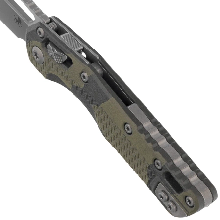 Microtech MSI S/E Olive Camo Tri-Grip Polymer, Apocalyptic M390MK by Tony Marfione (210T-10APPMOC)