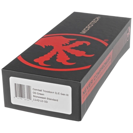 Nóż automatyczny OTF Microtech Combat Troodon D/E Gen III OD Green Aluminium, Stonewashed M390MK by Tony Marfione (1142-10OD)