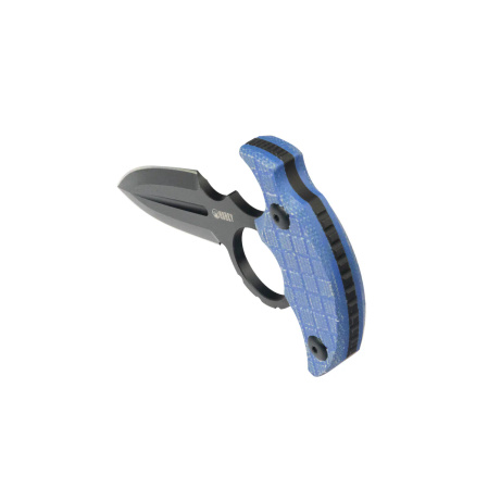 Nóż Kubey Cavy Blue Micarta, Blackwashed 14C28N by MUZI Design (KU403C)