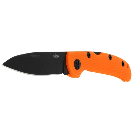 Third Decor Habitat Knife Orange Nylon, Black 420 (TH-N76T)