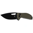Bestechman Whalefin Knife OD Green G10, Black PVD D2 (BMK18D)