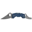 Spyderco Dyad Jr. Lighweight Sprint Run Knife Cobalt Blue FRN, Satin CPM SPY27 by Sal Glesser (C39PSCBL)
