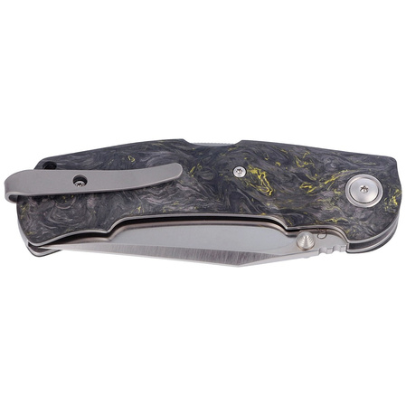 Viper Turn Essential Dark Matter Yellow Carbon Fiber, Satin M390 by Fabrizio Silvestrelli Knife (V5988FCY)