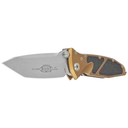 Microtech Socom Elite T/E-M Knife Tan Aluminium, Stonewashed M390MK by Tony Marfione (161-10TA)