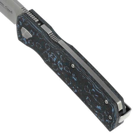 Nóż składany Maserin Power 502/BM Arctic Storm Fat Carbon, Satin MagnaCut by Sergio Consoli