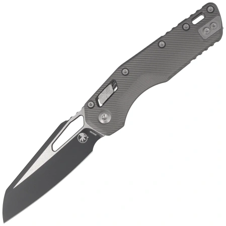Microtech MSI Mini Ram-Lok S/E Knife Natural Clear Fluted Aluminium, Black M390MK by Tony Marfione (210M-1FLNC)