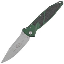 Nóż składany Microtech Socom Elite S/E-M Emerald Green Aluminium, Apocalyptic M390 by Tony Marfione (160-10APEG)