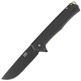 Tekto F1 Alpha Knife Black G10, Bronze HW, Black D2