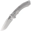 Nóż składany Microtech Amphibian Mini Ram-Lok S/E Gray Slab Side Titanium, Bronze Bksp, Stonewashed M390MK by Tony Marfione (137MRL-10MS1)