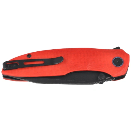 Remette RT-Cool Whale Knife Orange G10, Titanium Plating/Stonewashed 14C28N (RTCL-GN4)